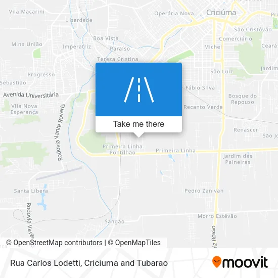 Rua Carlos Lodetti map