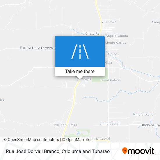 Rua José Dorvali Branco map