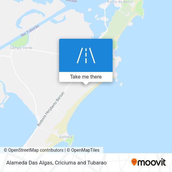 Alameda Das Algas map