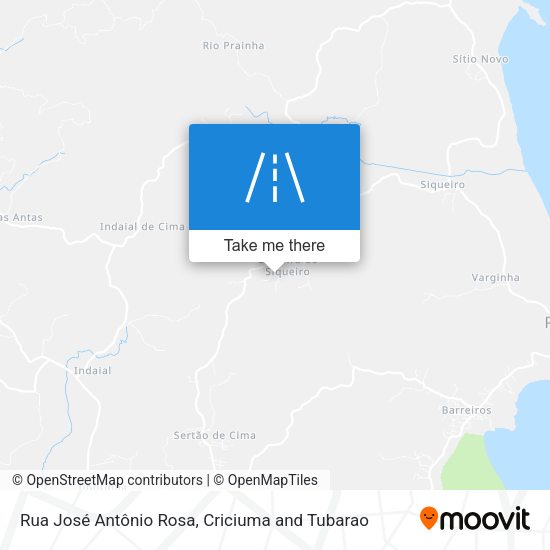 Rua José Antônio Rosa map