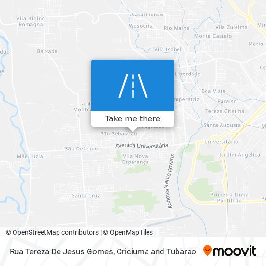 Rua Tereza De Jesus Gomes map