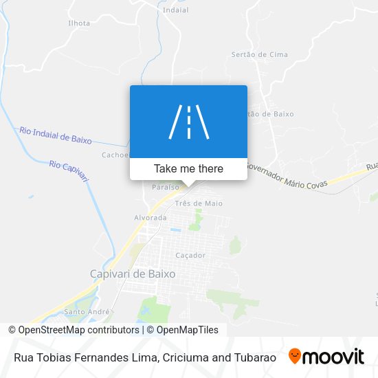 Rua Tobias Fernandes Lima map