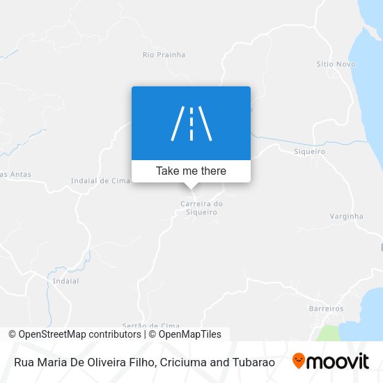 Rua Maria De Oliveira Filho map