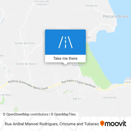 Rua Aníbal Manoel Rodrigues map