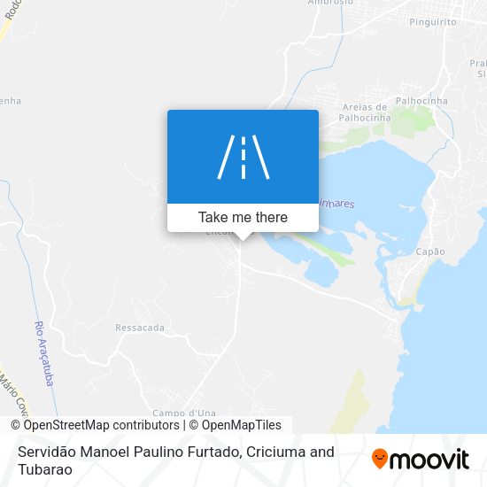 Servidão Manoel Paulino Furtado map