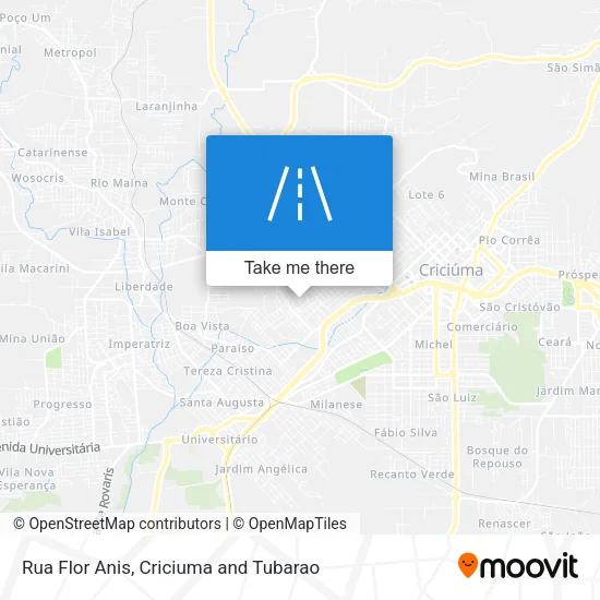 Rua Flor Anis map