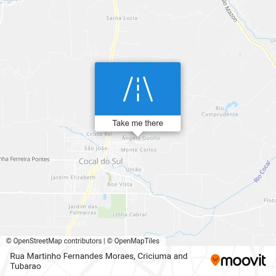 Rua Martinho Fernandes Moraes map