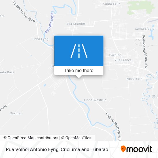 Rua Volnei Antônio Eyng map