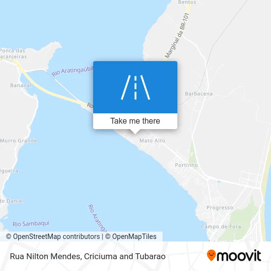 Rua Nilton Mendes map