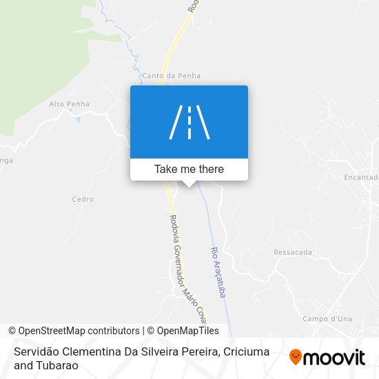 Servidão Clementina Da Silveira Pereira map