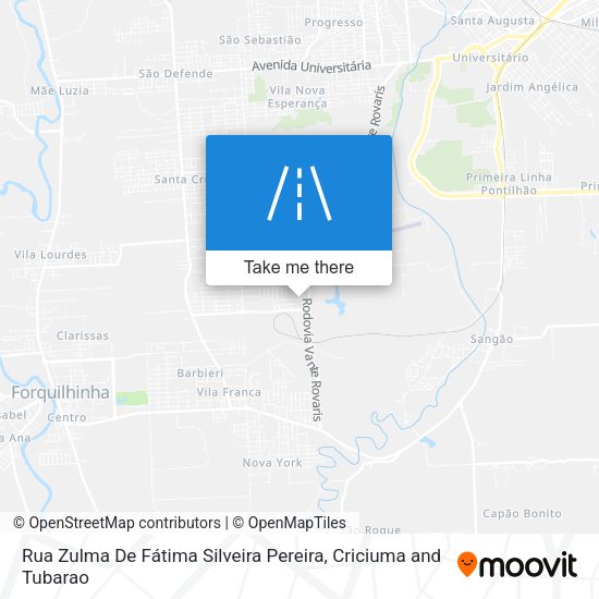 Rua Zulma De Fátima Silveira Pereira map