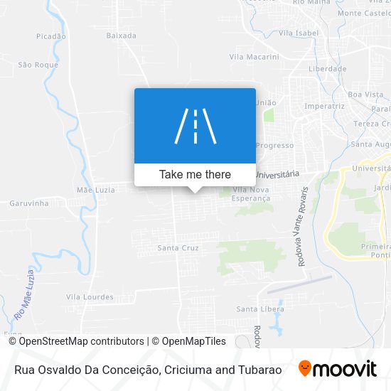Rua Osvaldo Da Conceição map