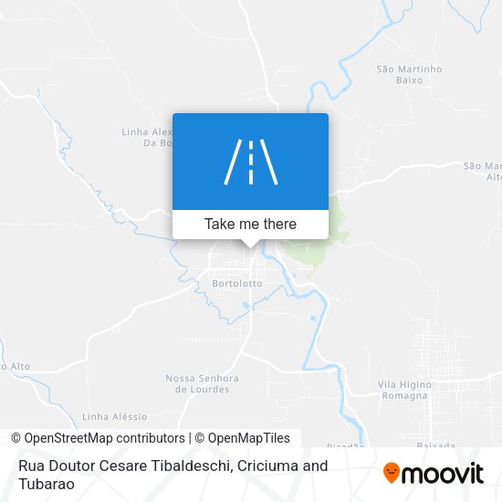 Rua Doutor Cesare Tibaldeschi map