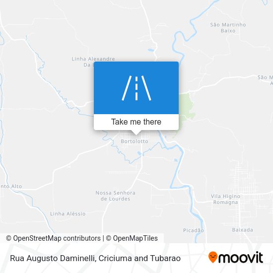 Rua Augusto Daminelli map