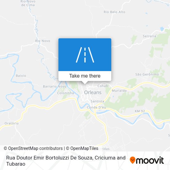 Rua Doutor Emir Bortoluzzi De Souza map