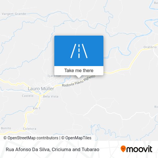 Rua Afonso Da Silva map