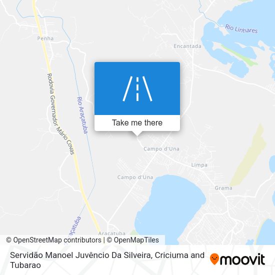 Servidão Manoel Juvêncio Da Silveira map