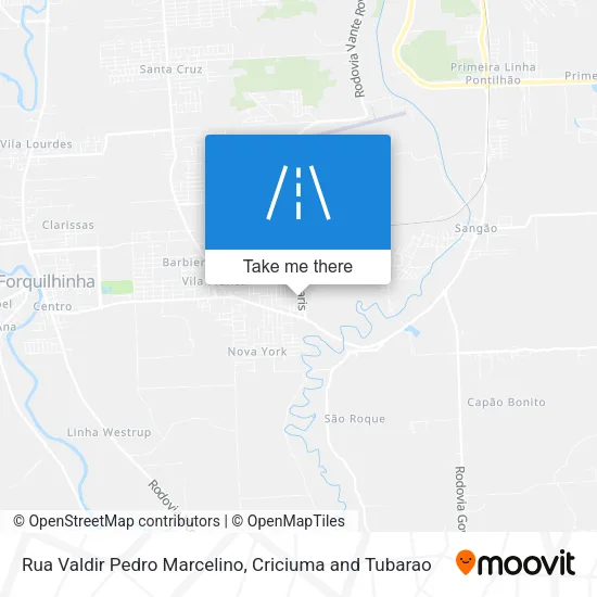 Rua Valdir Pedro Marcelino map