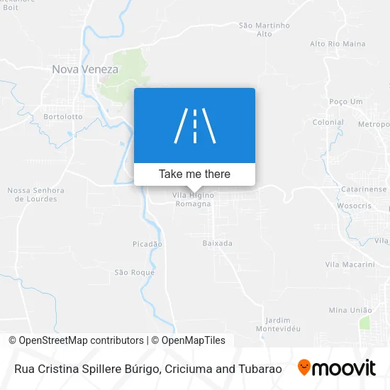 Rua Cristina Spillere Búrigo map