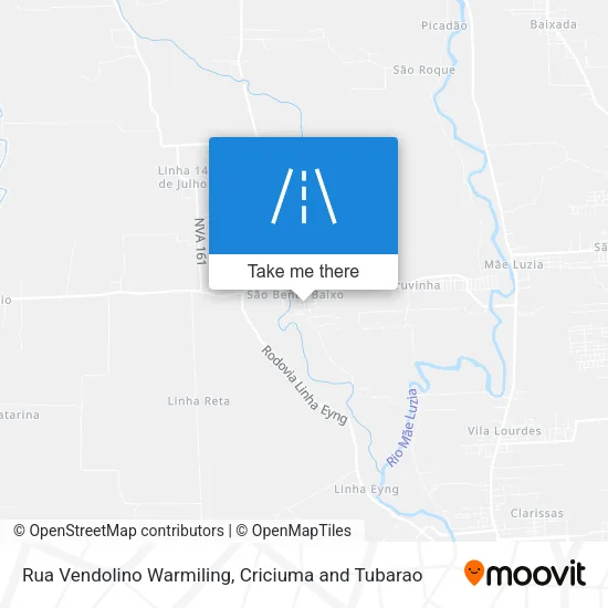 Rua Vendolino Warmiling map