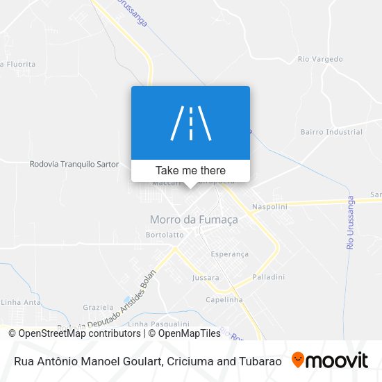 Rua Antônio Manoel Goulart map