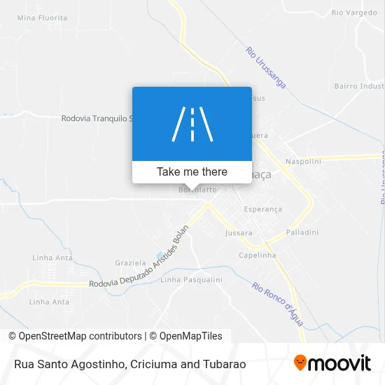 Rua Santo Agostinho map