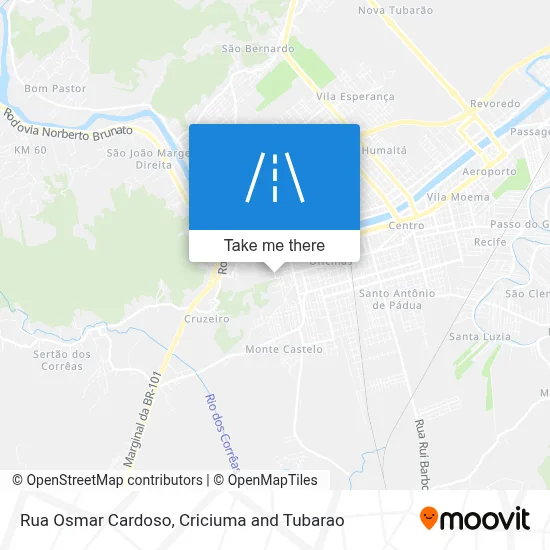 Rua Osmar Cardoso map