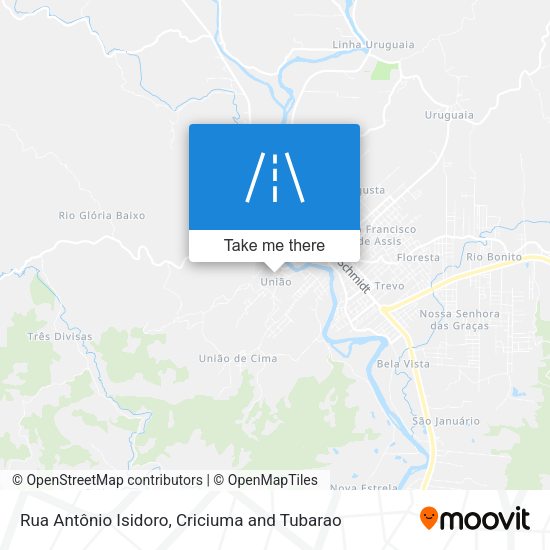 Rua Antônio Isidoro map