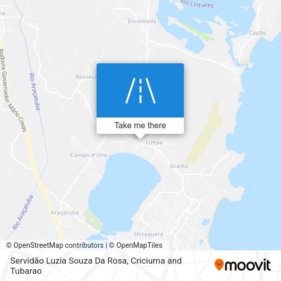 Servidão Luzia Souza Da Rosa map