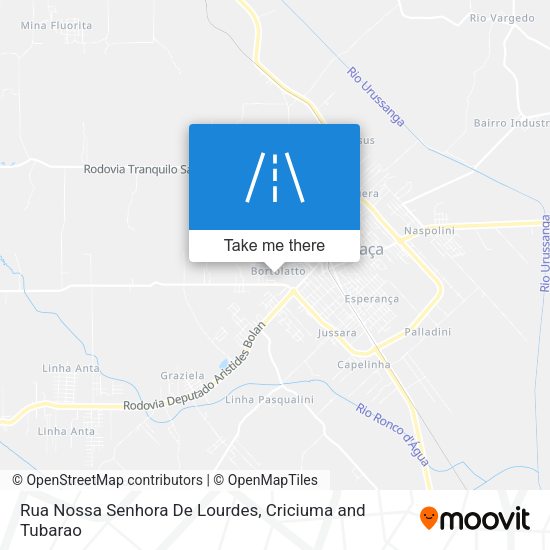 Rua Nossa Senhora De Lourdes map