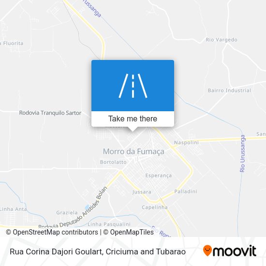 Rua Corina Dajori Goulart map