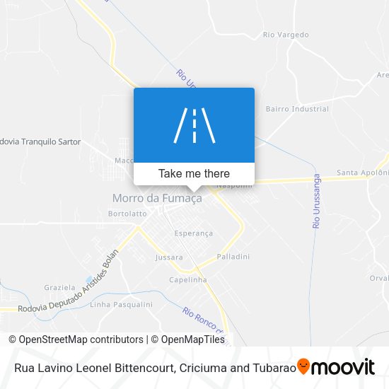 Rua Lavino Leonel Bittencourt map
