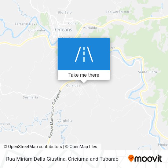 Rua Miriam Della Giustina map