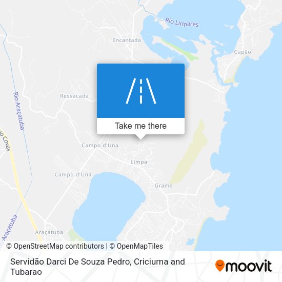 Servidão Darci De Souza Pedro map