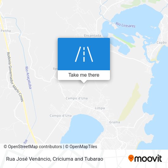Rua José Venâncio map