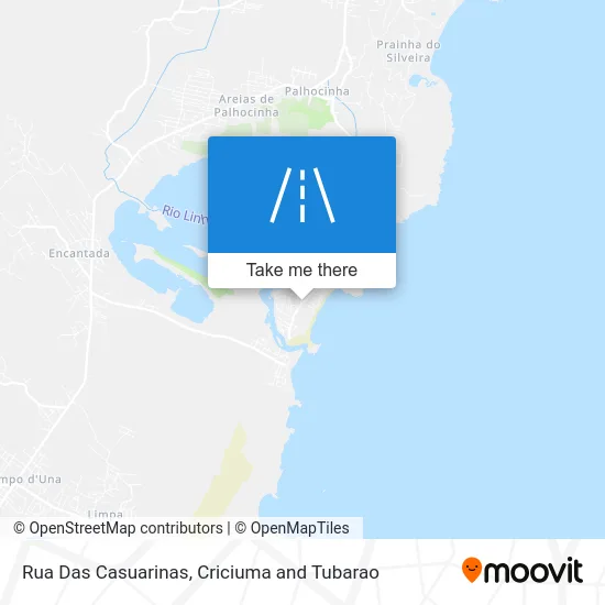 Rua Das Casuarinas map