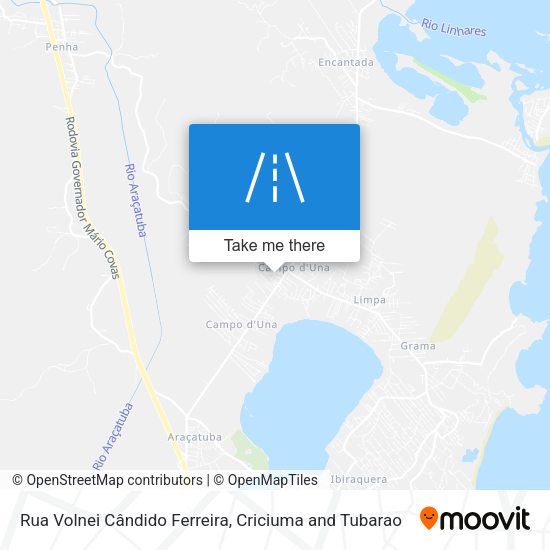 Rua Volnei Cândido Ferreira map