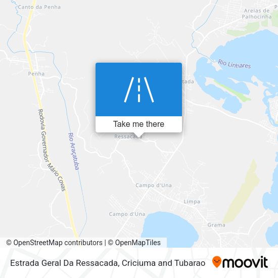 Estrada Geral Da Ressacada map