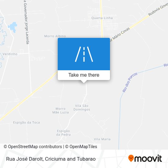 Rua José Darolt map