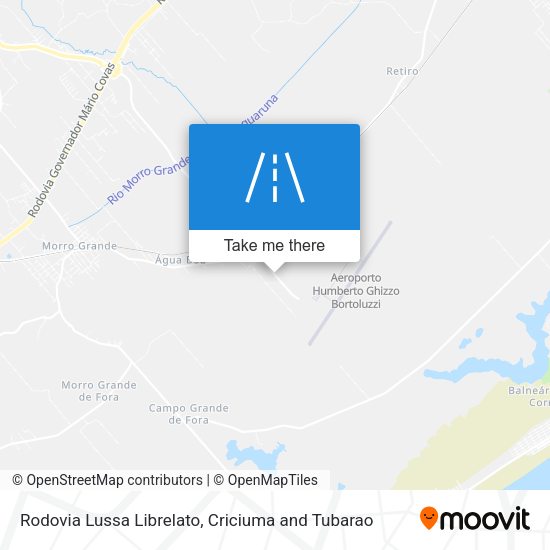 Rodovia Lussa Librelato map