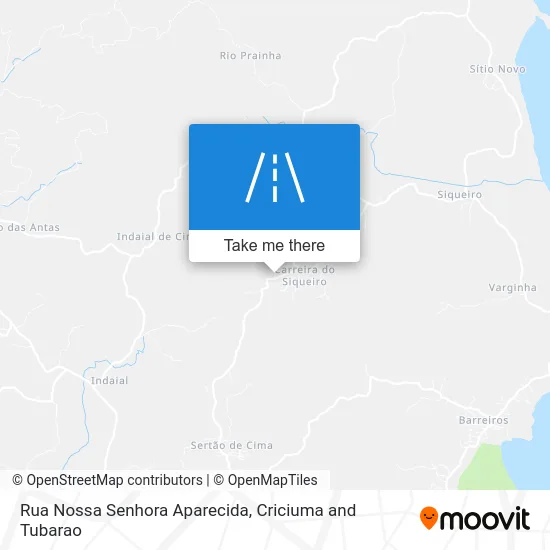 Rua Nossa Senhora Aparecida map