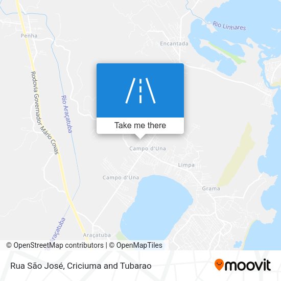 Rua São José map