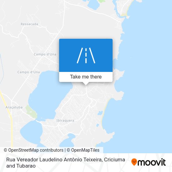 Rua Vereador Laudelino Antônio Teixeira map