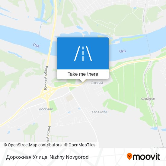 Дорожная Улица map
