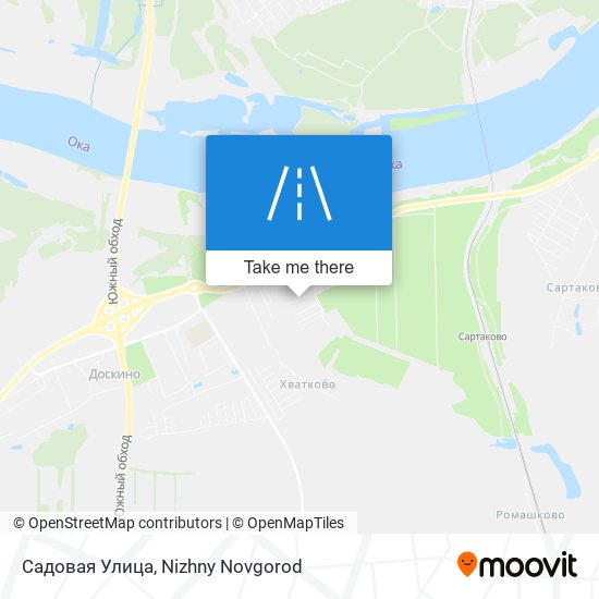 Садовая Улица map