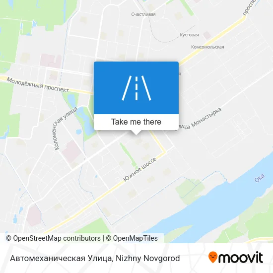 Автомеханическая Улица map