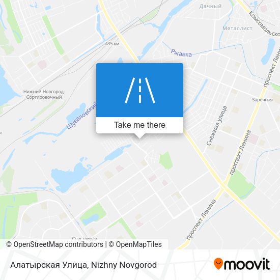 Алатырская Улица map