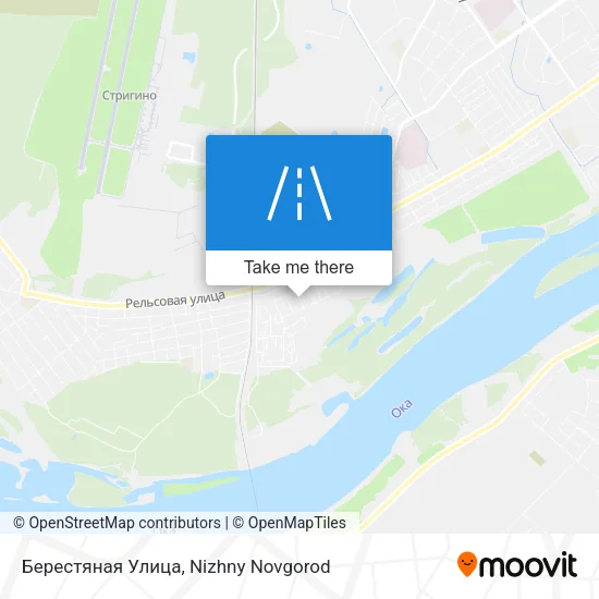 Берестяная Улица map