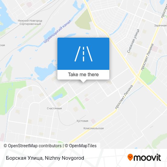 Борская Улица map