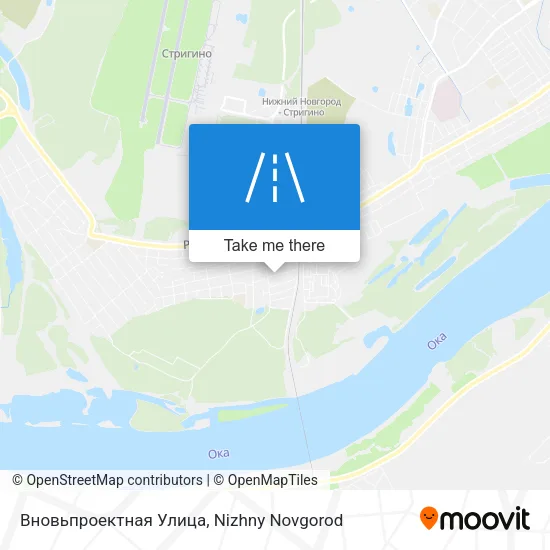 Вновьпроектная Улица map